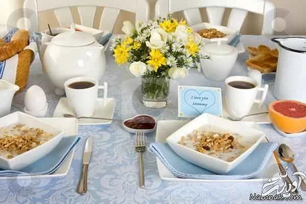 میز صبحانه شیک میز صبحانه